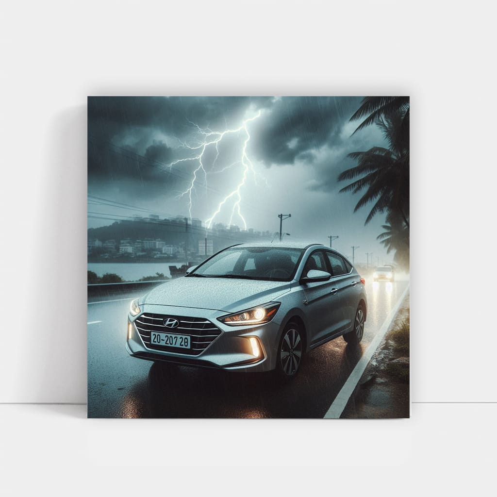 Hyundai Elantra Thundersto Wall Art