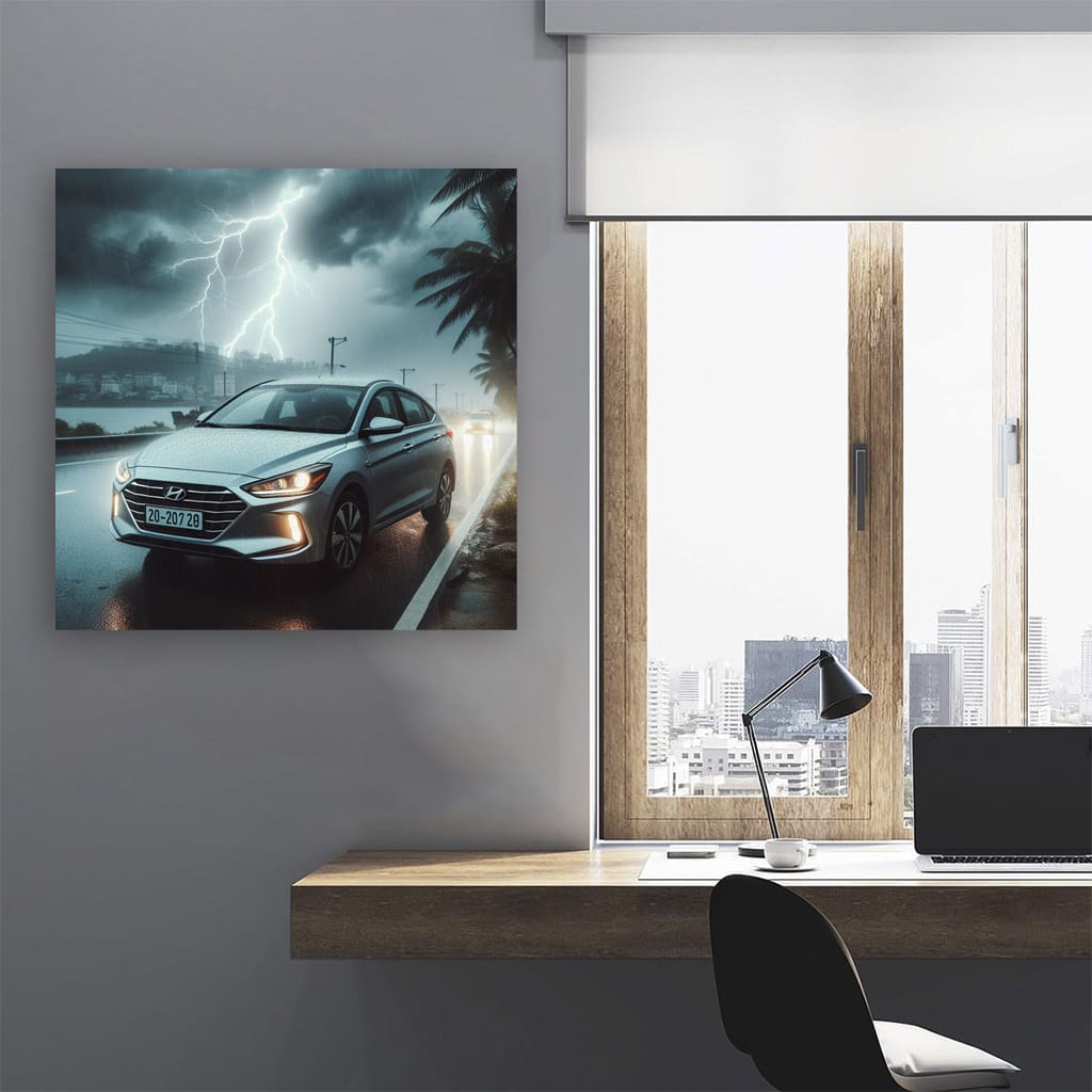 Hyundai Elantra Thundersto Wall Art