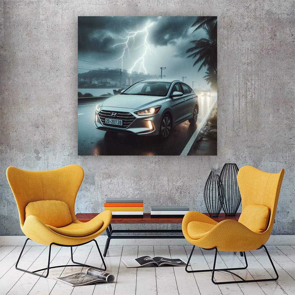 Hyundai Elantra Thundersto Wall Art