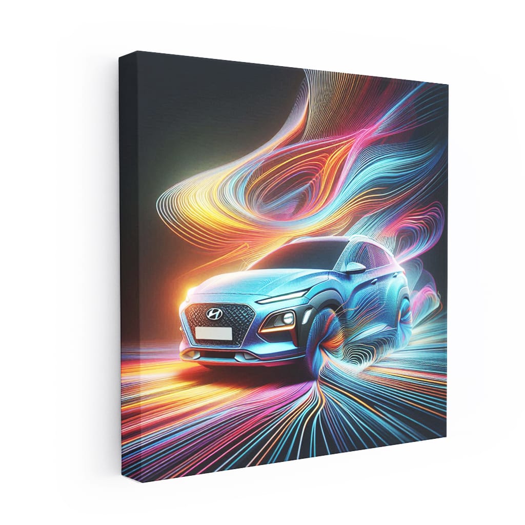 Hyundai Kona Absctra Wall Art