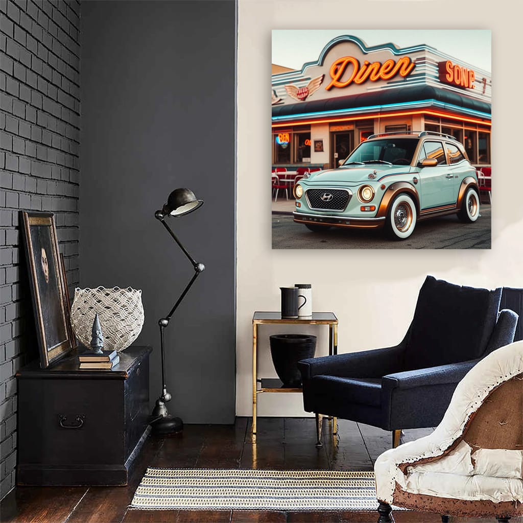 Hyundai Kona Retro Style - Timeless Design Marvel