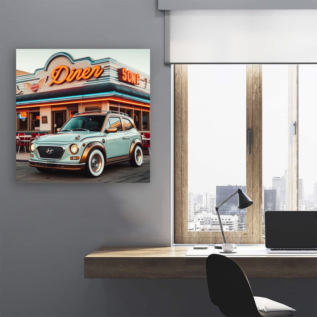 Hyundai Kona Retro Style - Timeless Design Marvel