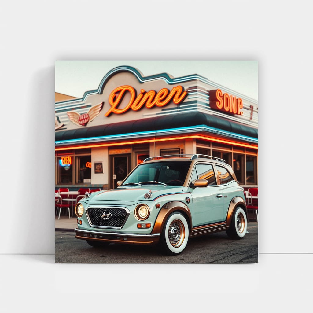 Hyundai Kona Retro Style - Timeless Design Marvel