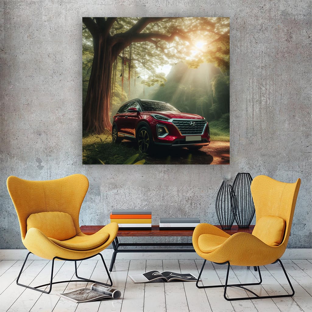 Hyundai Palisade Forest Wall Art