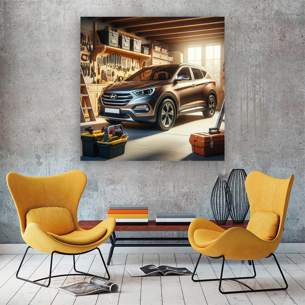 Hyundai Santa Fe Gara Wall Art