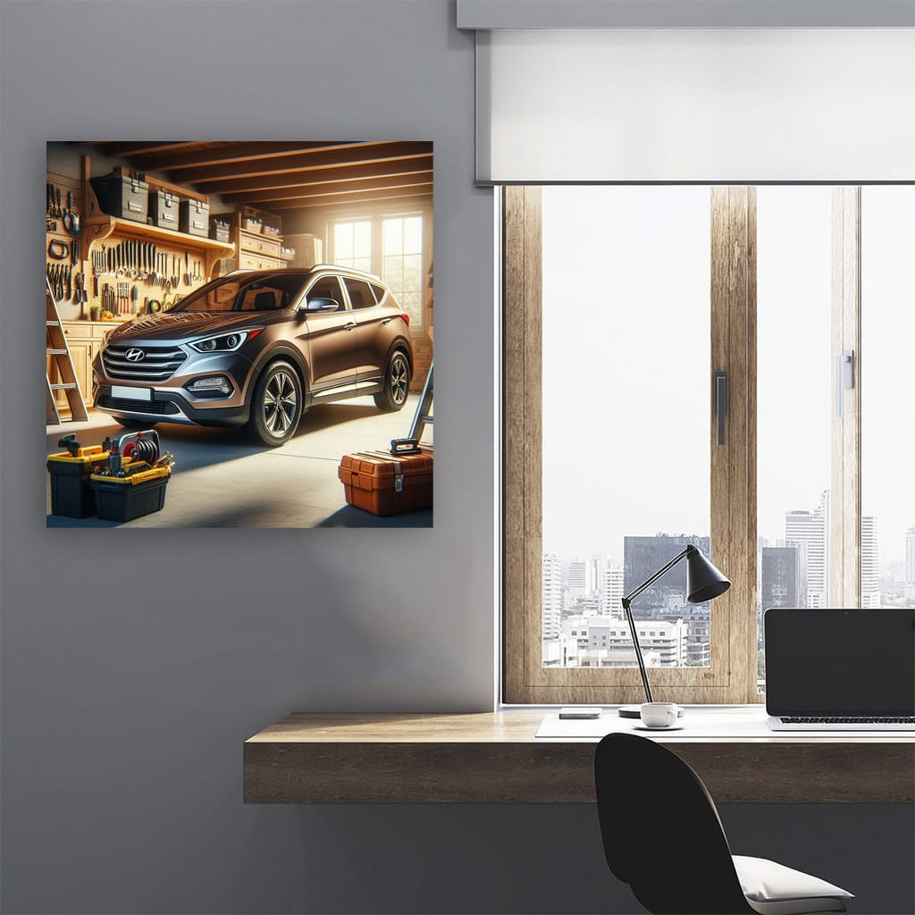 Hyundai Santa Fe Gara Wall Art