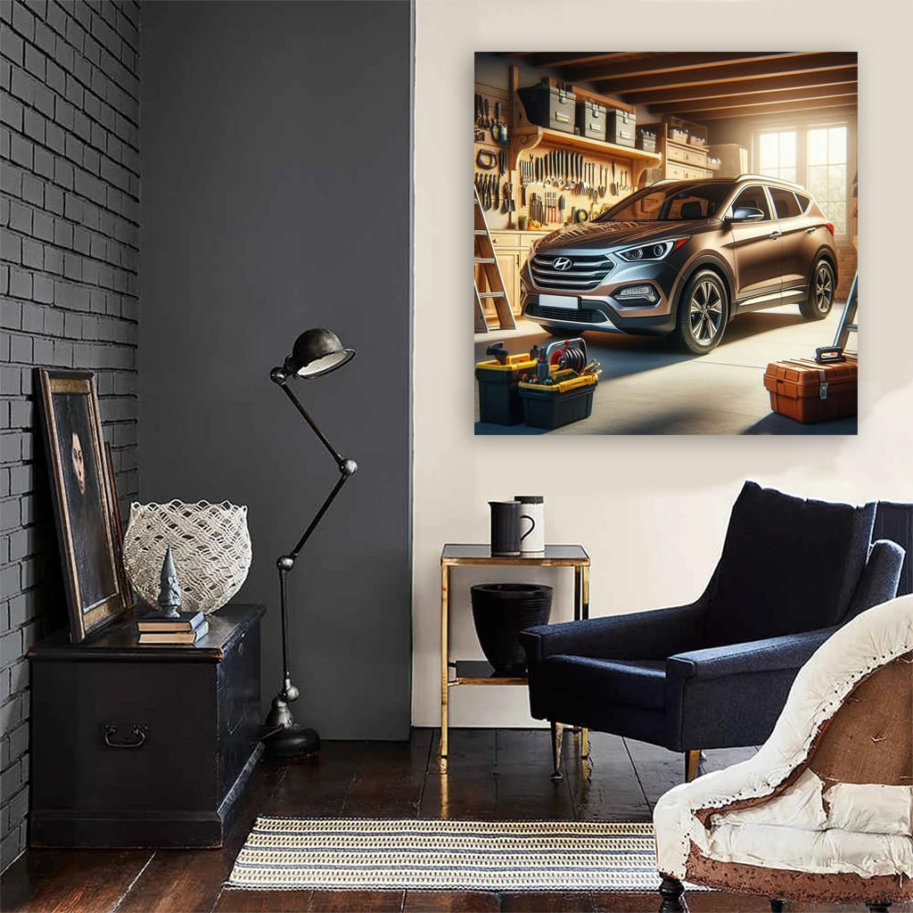 Hyundai Santa Fe Gara Wall Art