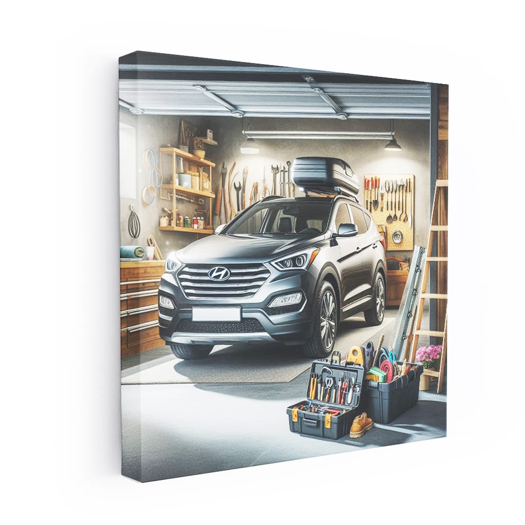 Hyundai Santa Fe Garage Wall Art