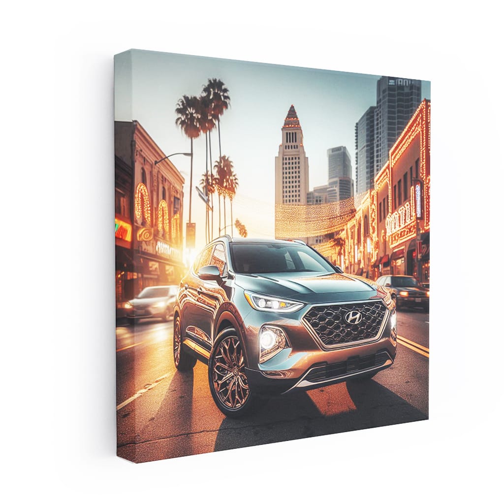 Hyundai Santa Fe Los Angeles Wall Art