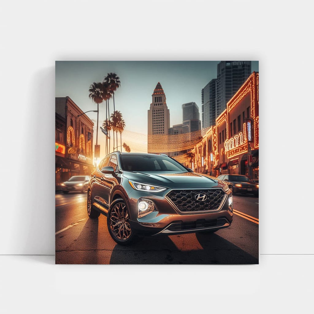 Hyundai Santa Fe Los Angeles Wall Art