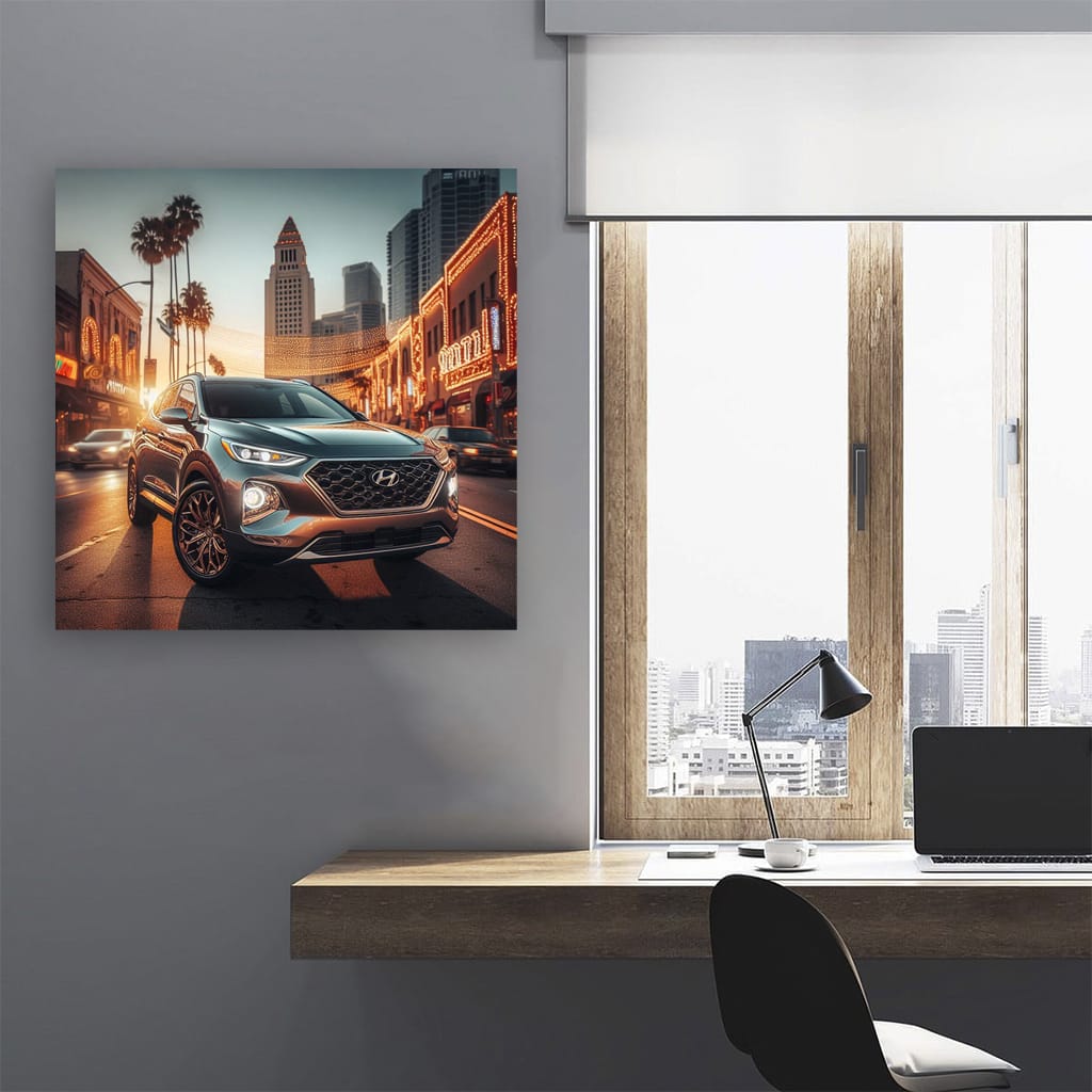 Hyundai Santa Fe Los Angeles Wall Art