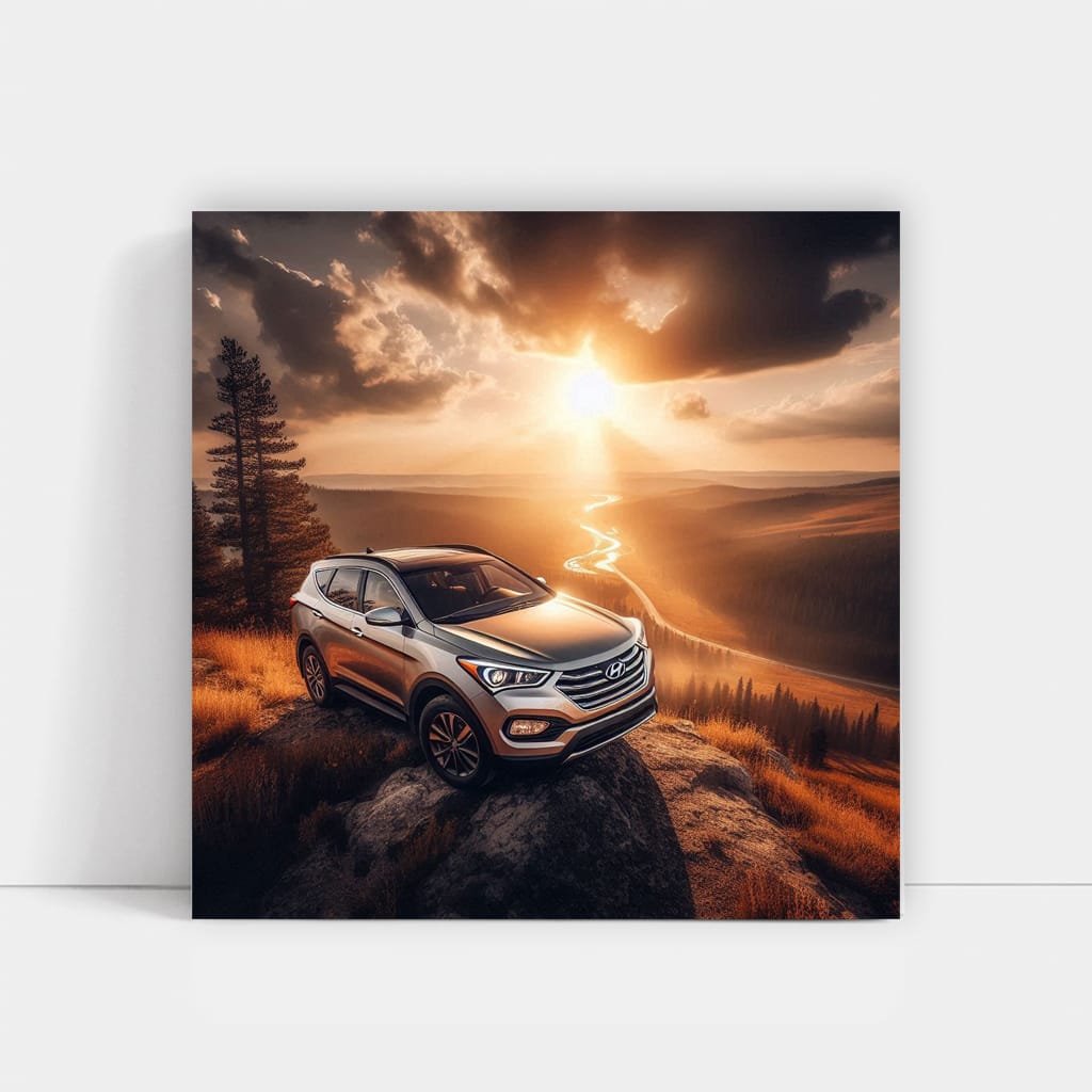Hyundai Santa Fe at National Park - Adventure Awaits