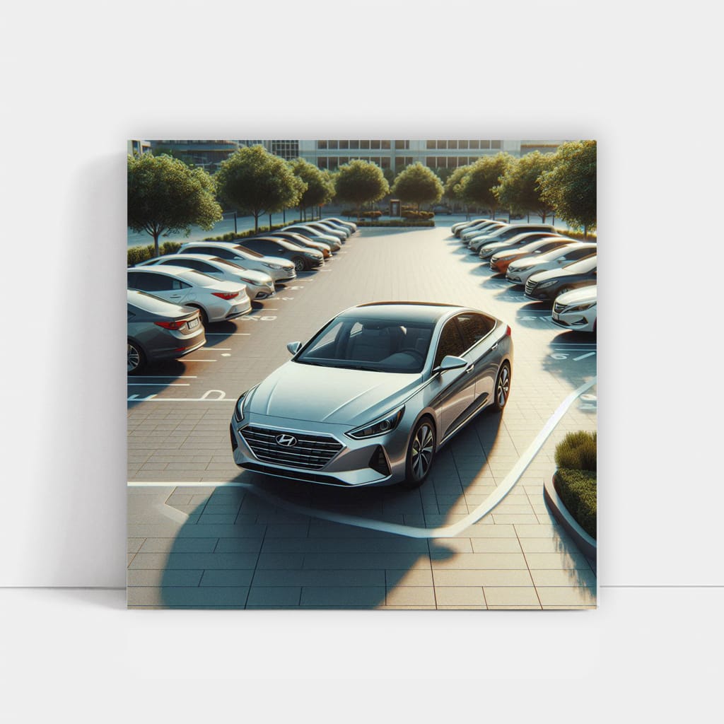 Hyundai Sonata Parking Wall Art