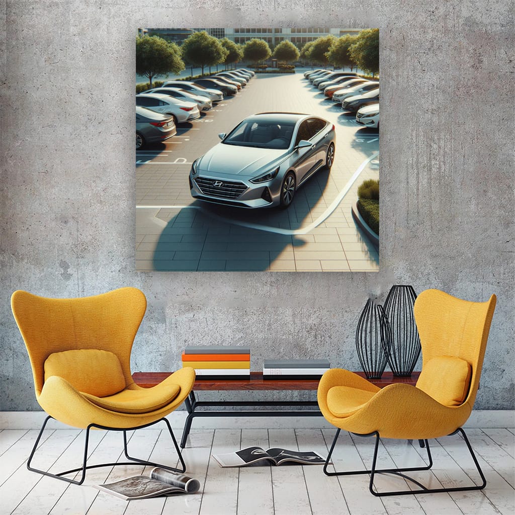 Hyundai Sonata Parking Wall Art