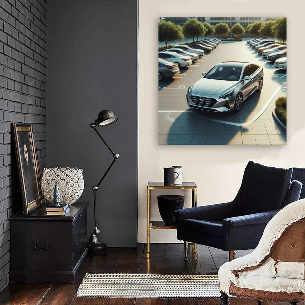 Hyundai Sonata Parking Wall Art