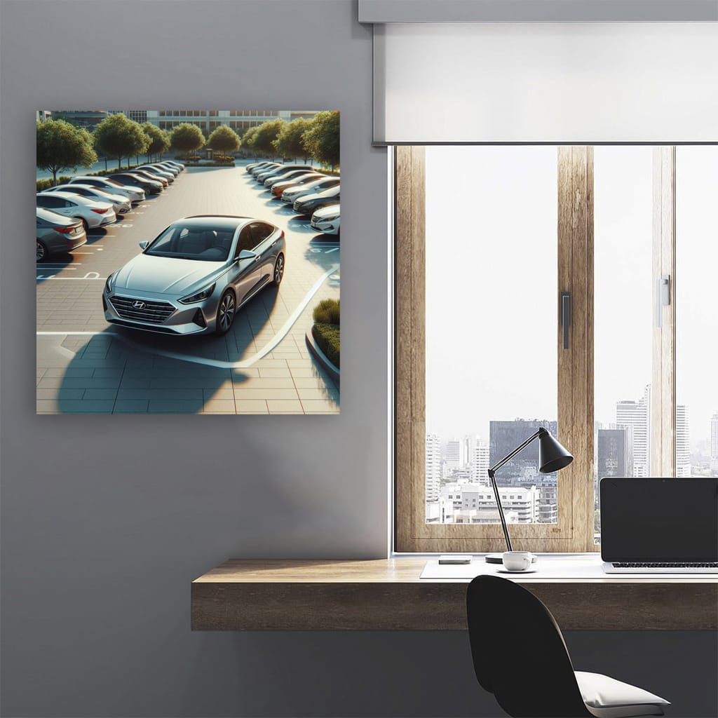 Hyundai Sonata Parking Wall Art