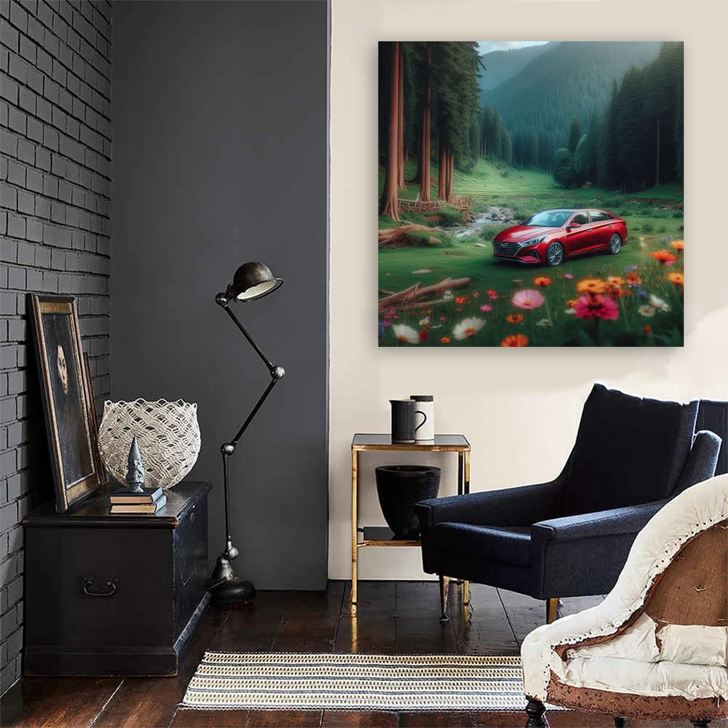 Hyundai Sonata Valley Wall Art