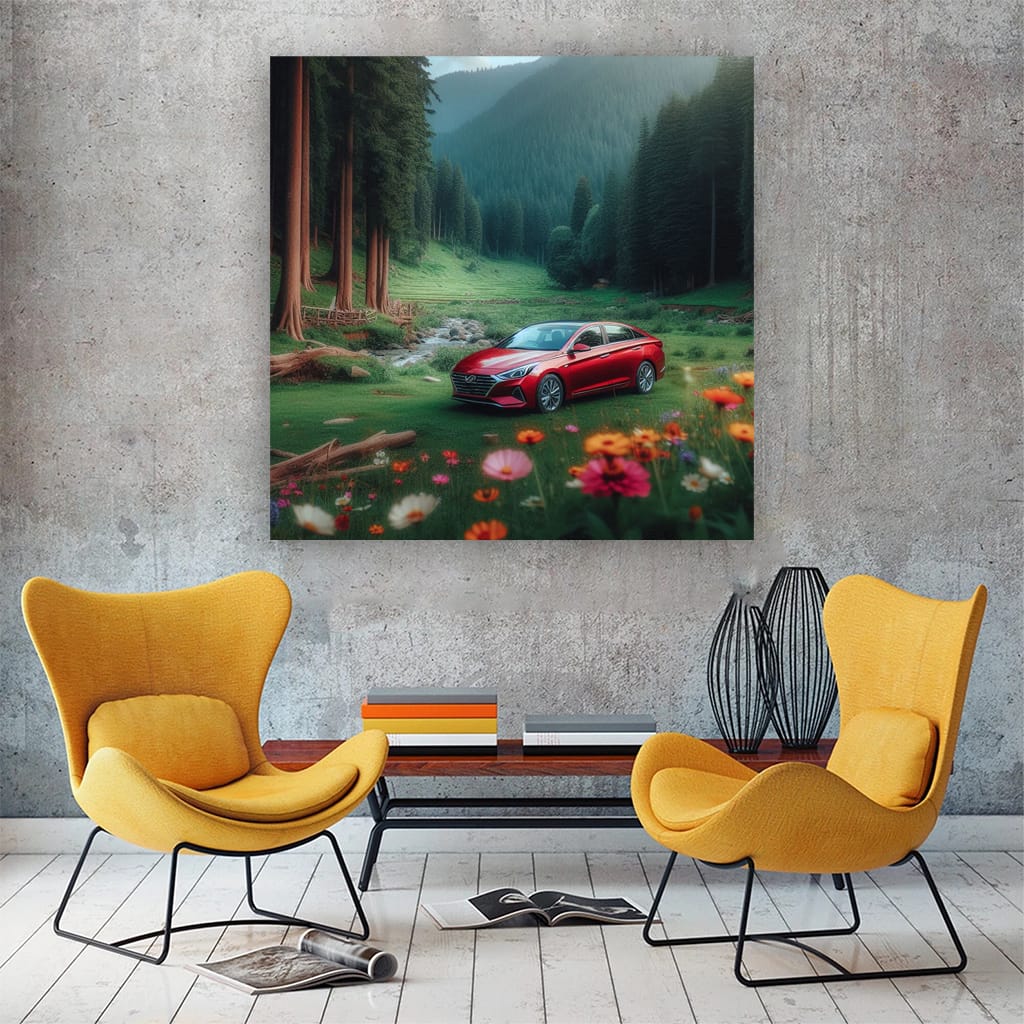 Hyundai Sonata Valley Wall Art