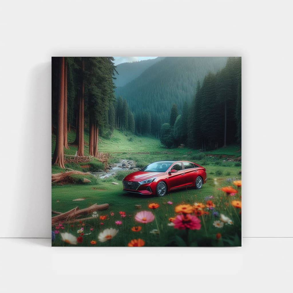 Hyundai Sonata Valley Wall Art