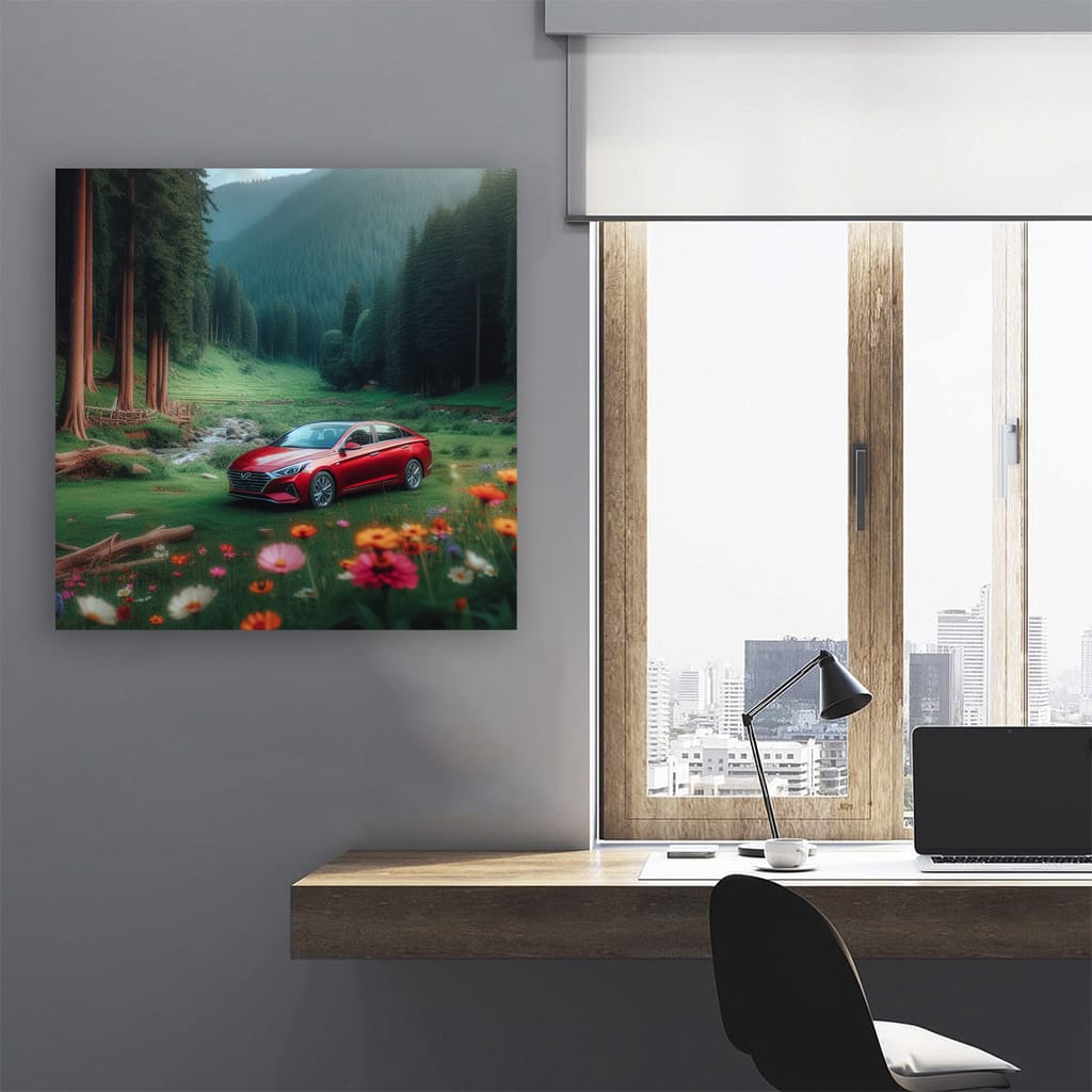 Hyundai Sonata Valley Wall Art