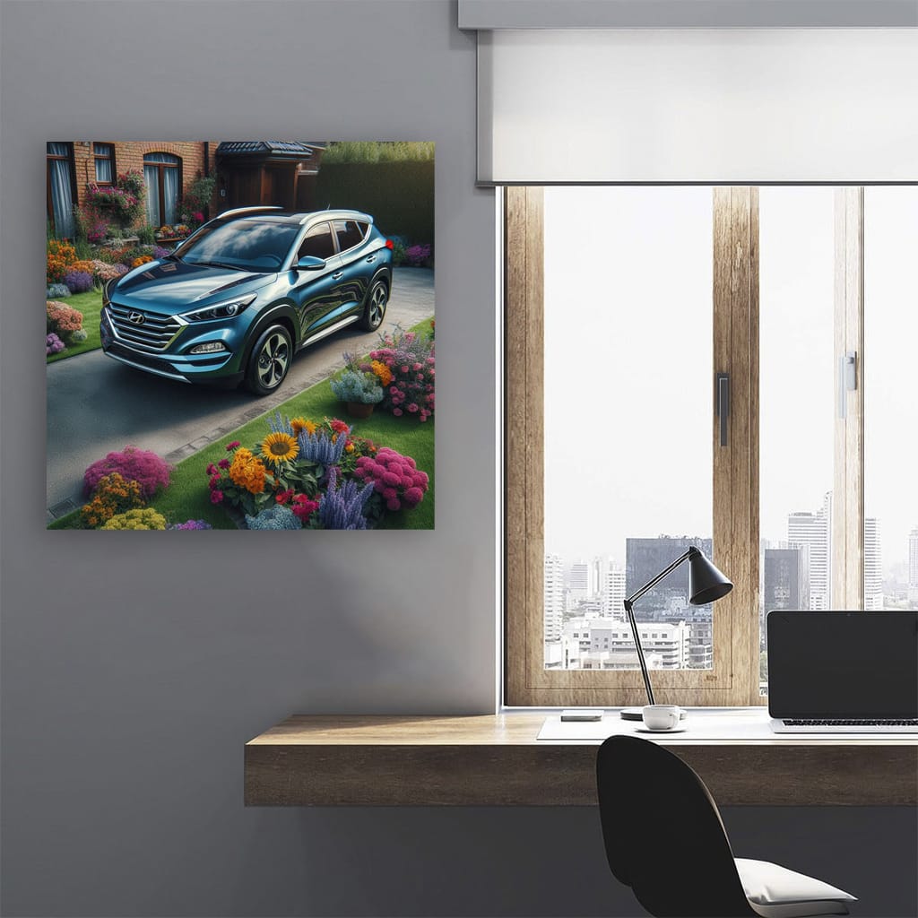 Hyundai Tucson Paint Wall Art