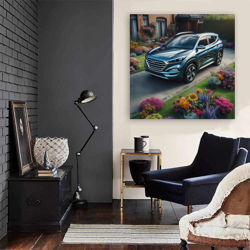 Hyundai Tucson Paint Wall Art