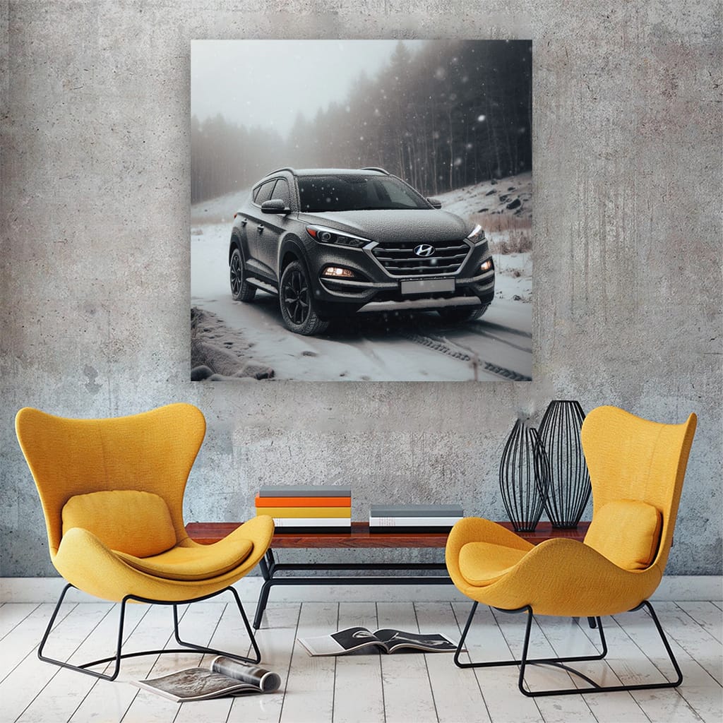 Hyundai Tucson Wint Wall Art