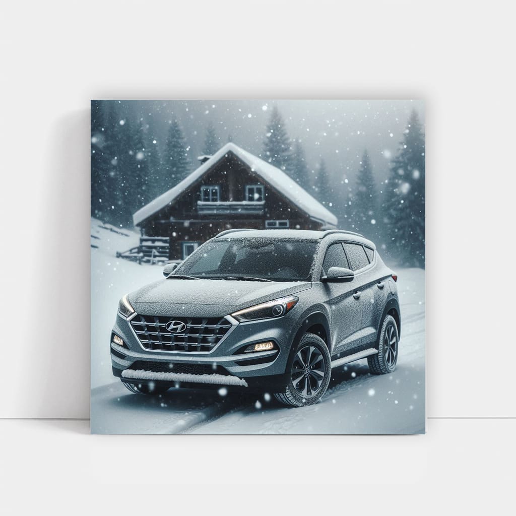 Hyundai Tucson Winter Wall Art