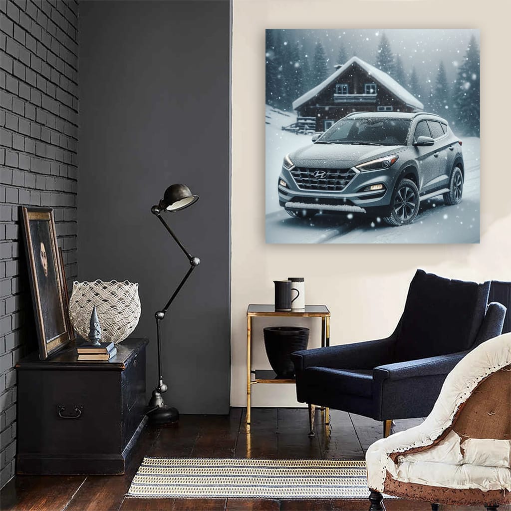 Hyundai Tucson Winter Wall Art