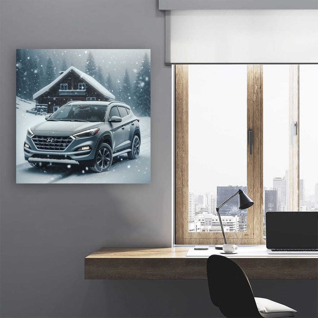 Hyundai Tucson Winter Wall Art