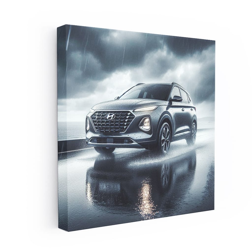 Hyundai Venue Overcast Weath Wall Art