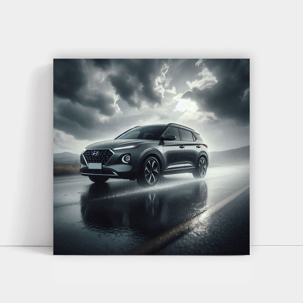 Hyundai Venue in Cloudy Conditions - Compact and Versatile