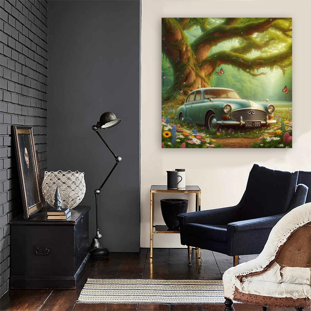 Vintage Infiniti - Timeless Retro Nature, Classic Allure