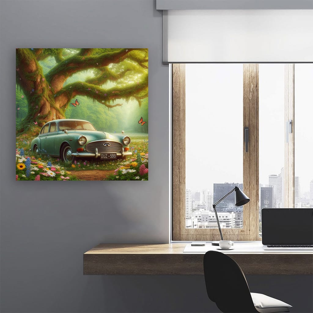 Vintage Infiniti - Timeless Retro Nature, Classic Allure