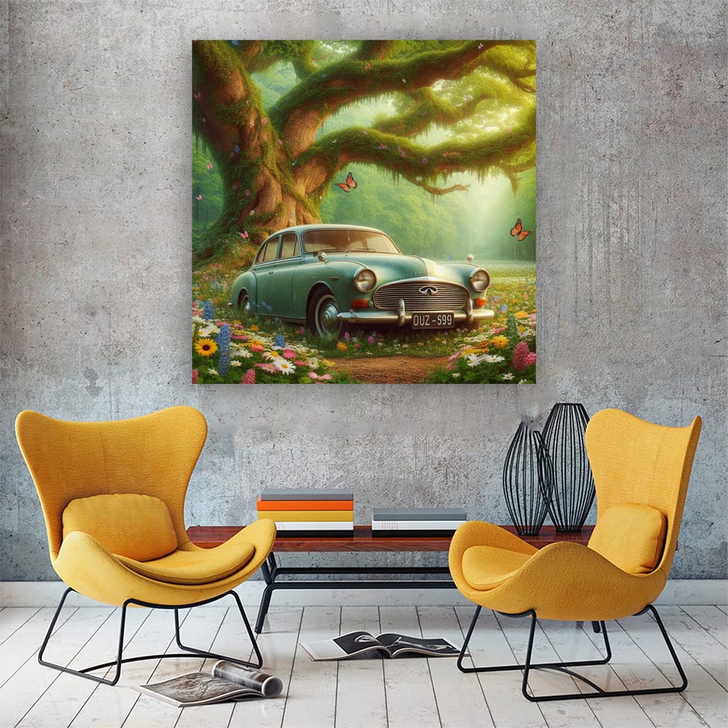 Infiniti Old Retro Nature Wall Art