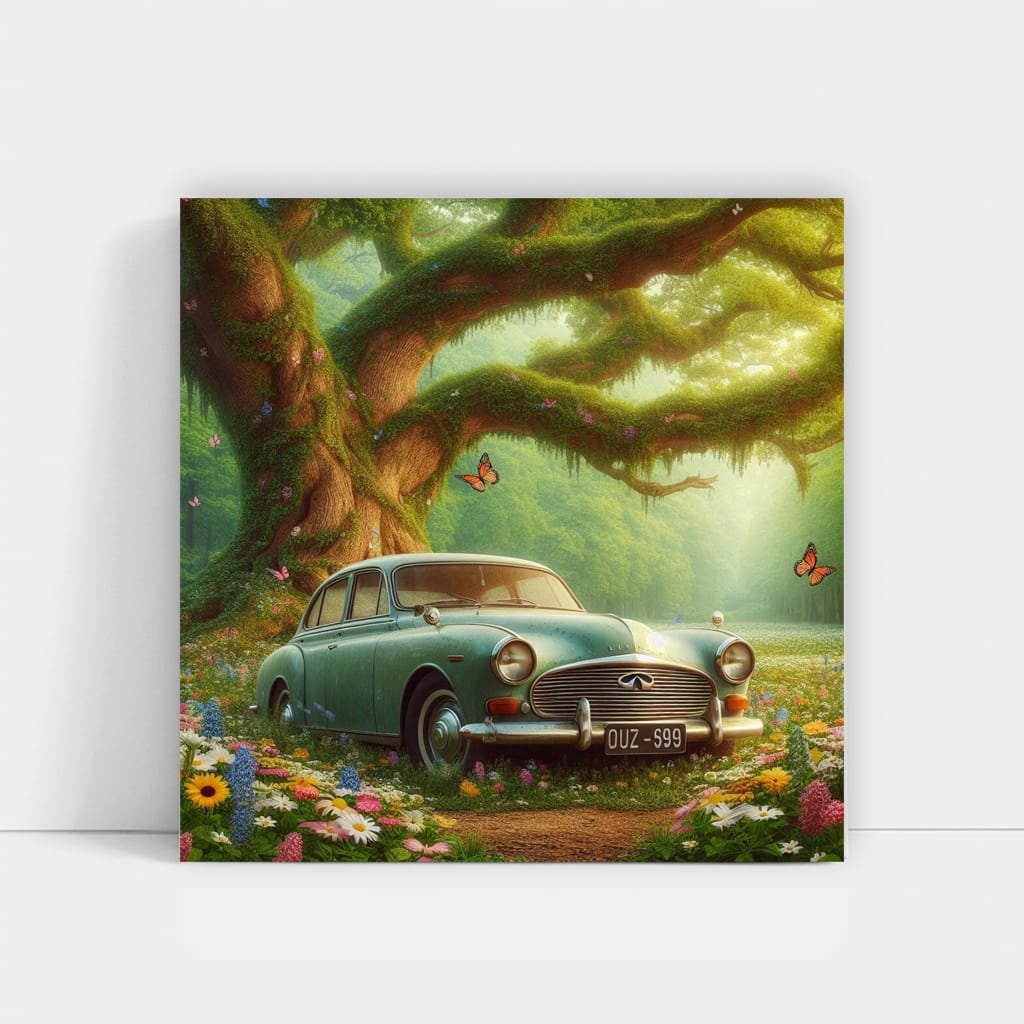 Vintage Infiniti - Timeless Retro Nature, Classic Allure