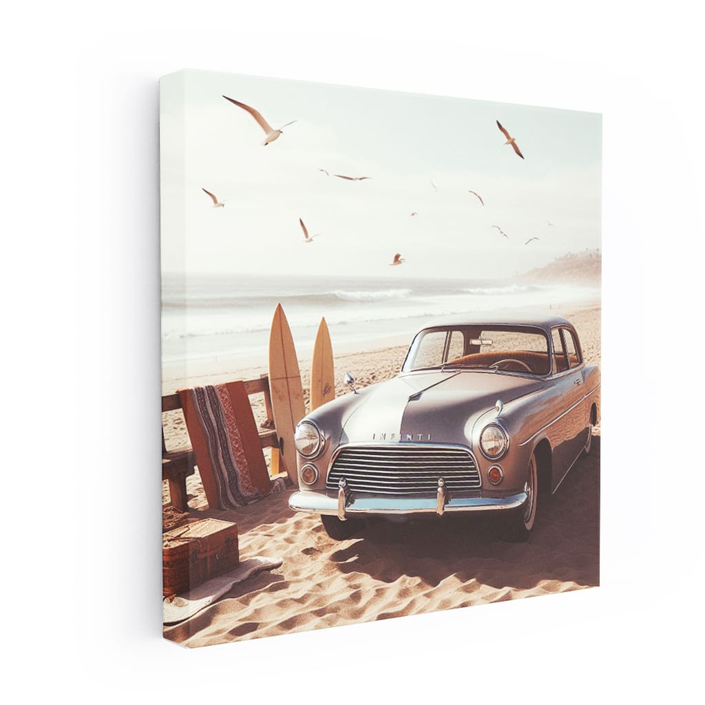 Infiniti Old Retro On Beach Wall Art