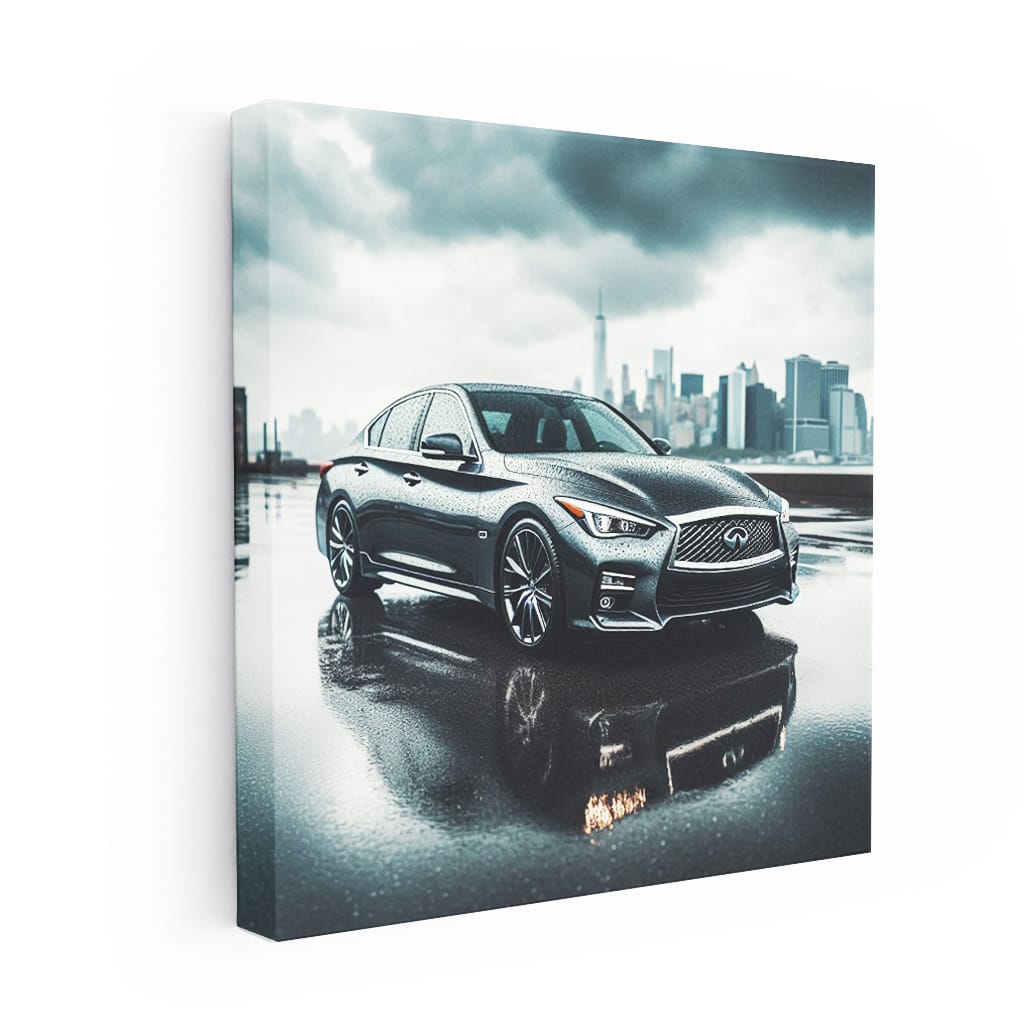 Infiniti Q50 Cloudy Weath Wall Art