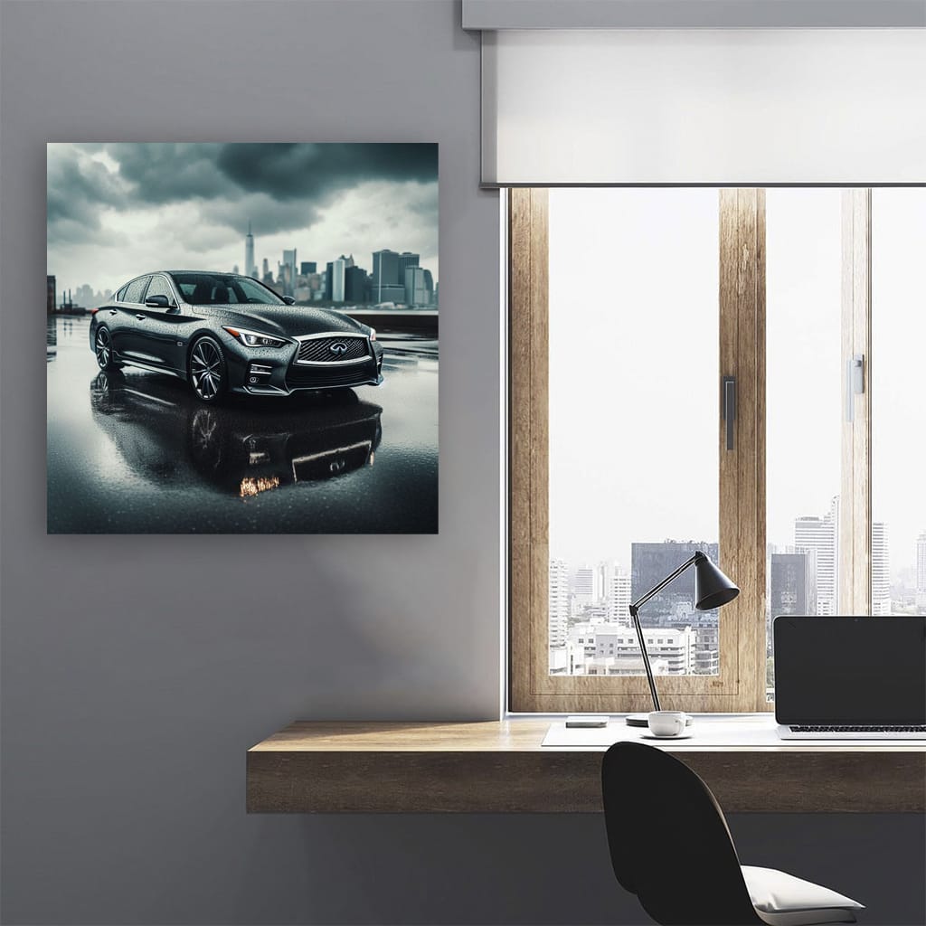 Infiniti Q50 Cloudy Weath Wall Art