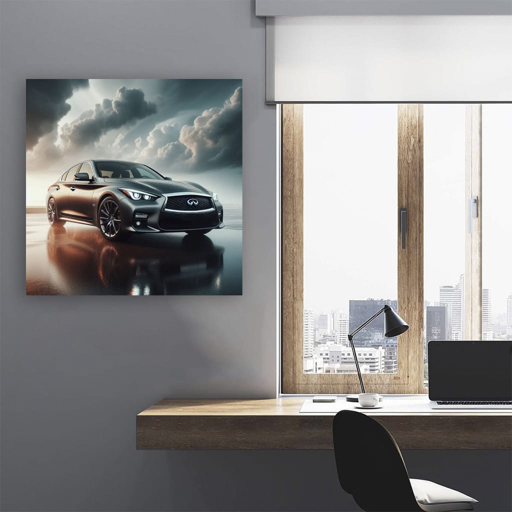 Infiniti Q50 in Overcast Weather - Elegance Meets Performance