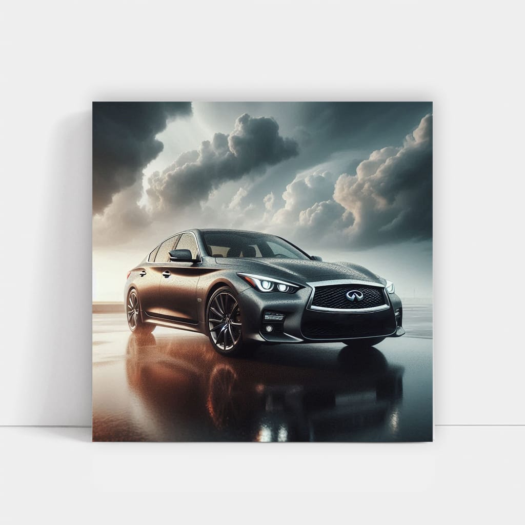 Infiniti Q50 Cloudy Weather Wall Art