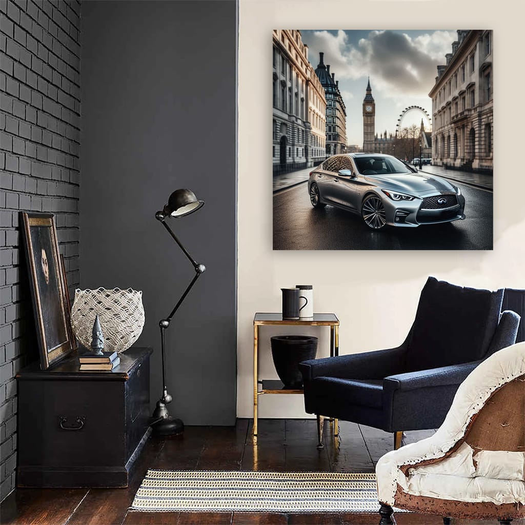 Infiniti Q50 Lond Wall Art