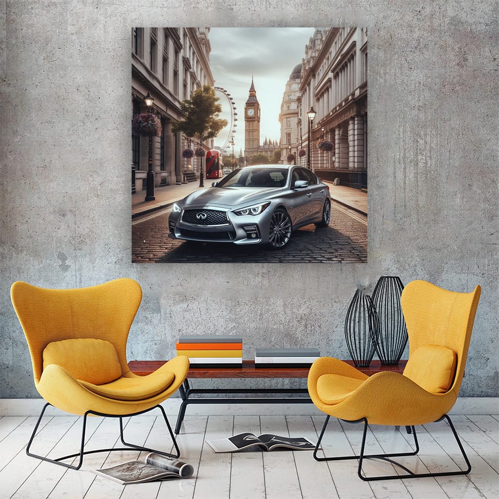 Infiniti Q50 London Wall Art