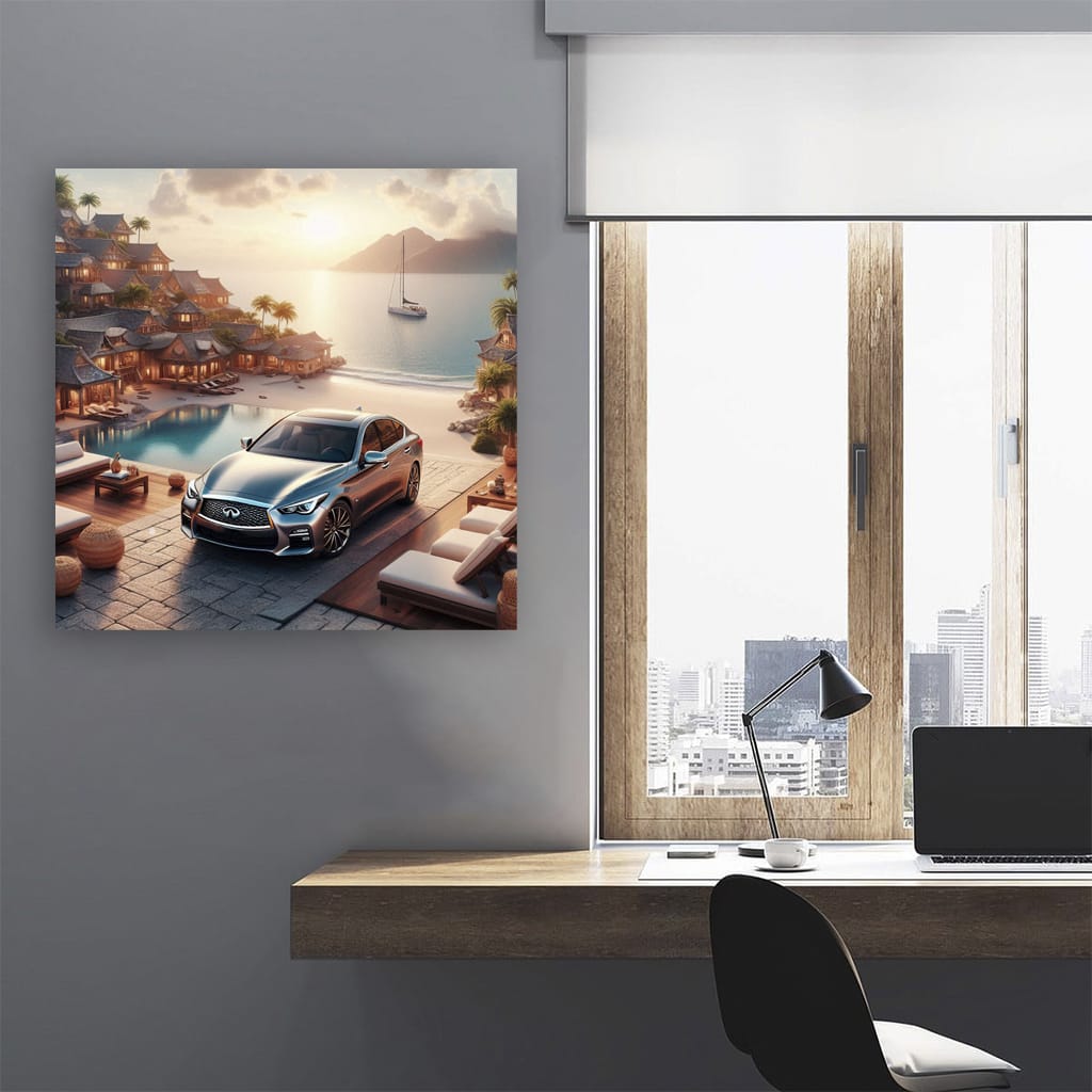 Infiniti Q50 Luxury Li Wall Art