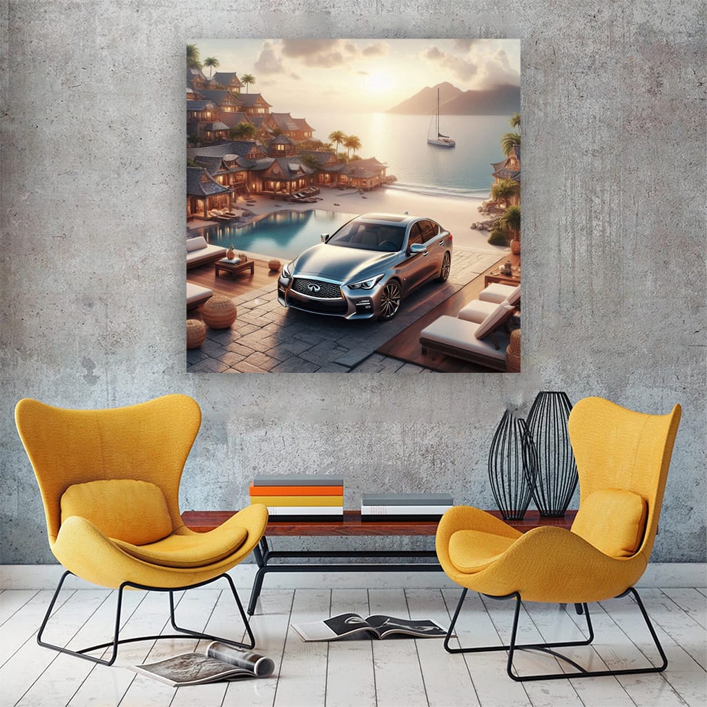 Infiniti Q50 Luxury Li Wall Art