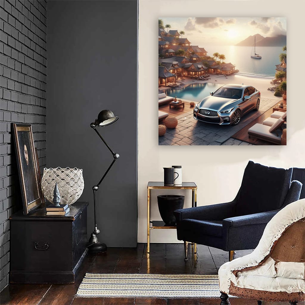 Infiniti Q50 Luxury Li Wall Art