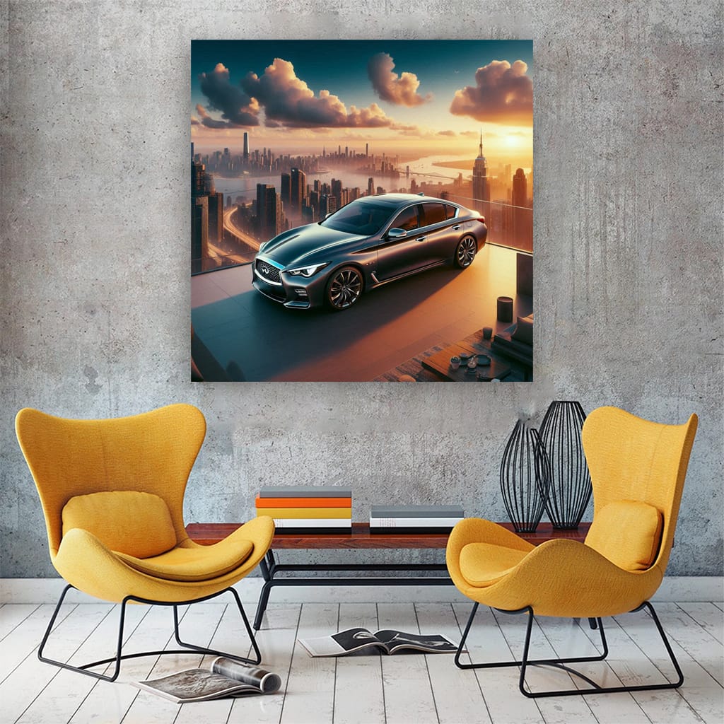 Infiniti Q50 Luxury Life Wall Art