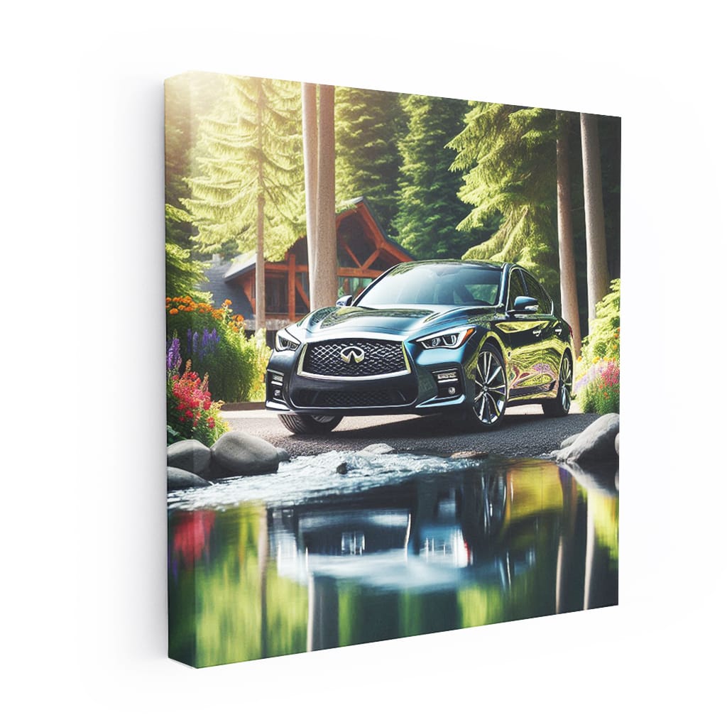 Infiniti Q50 River Wall Art