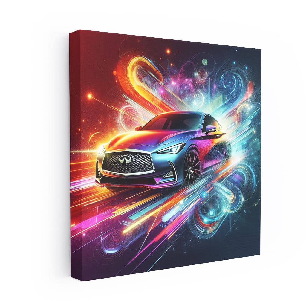 Infiniti Q60 Absctract Wall Art