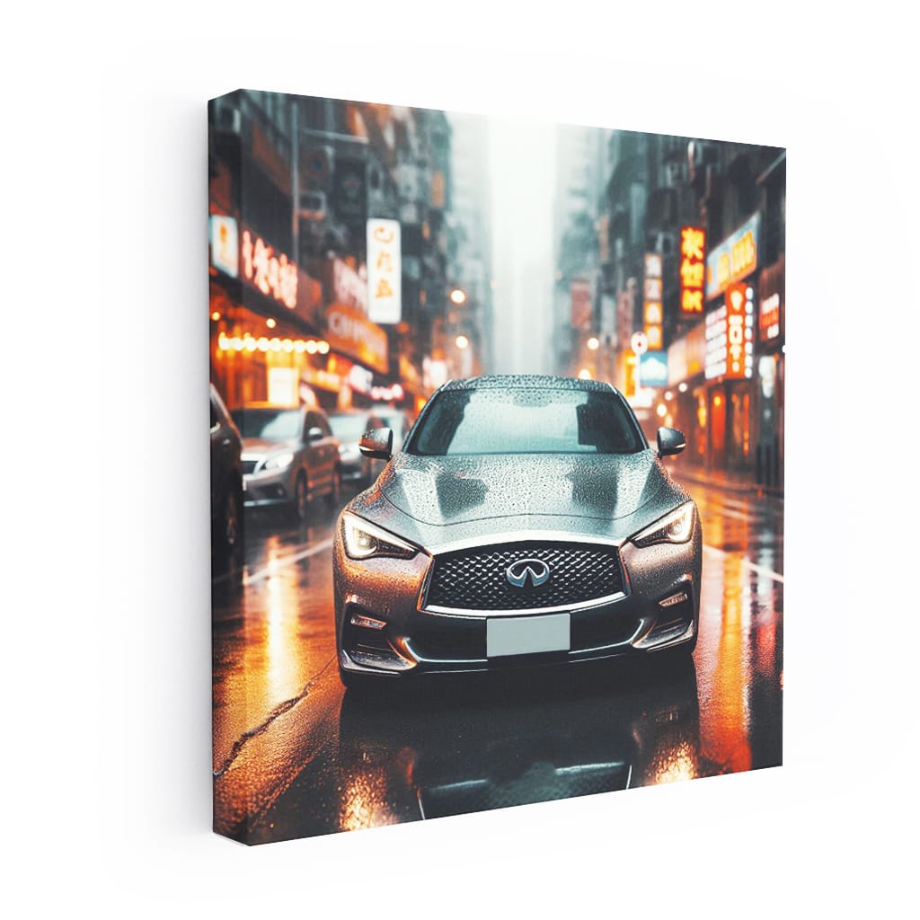 Infiniti Q60 Rainy Weath Wall Art